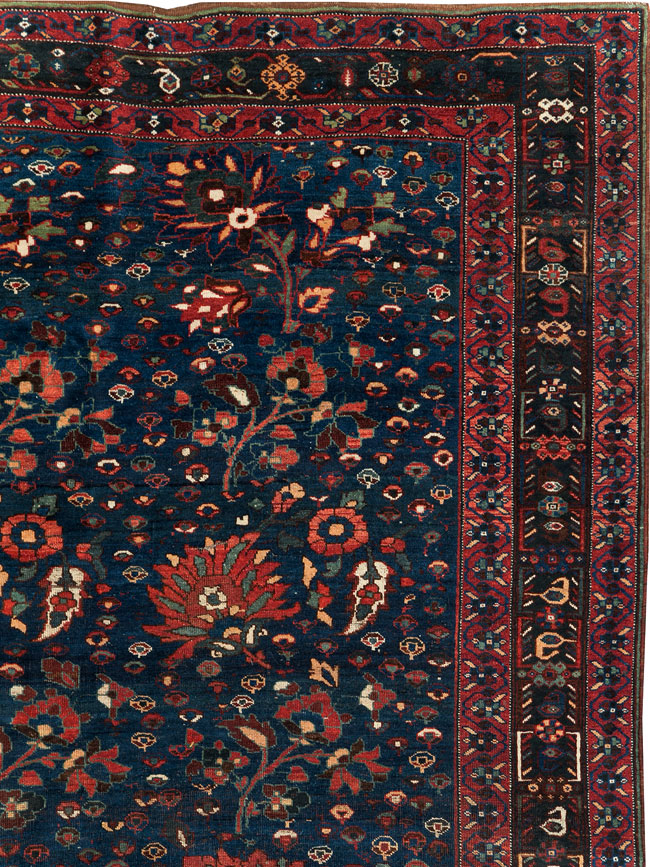 Antique Persian Afshar Tribal Room Size Carpet, No.31583 - Gsblank