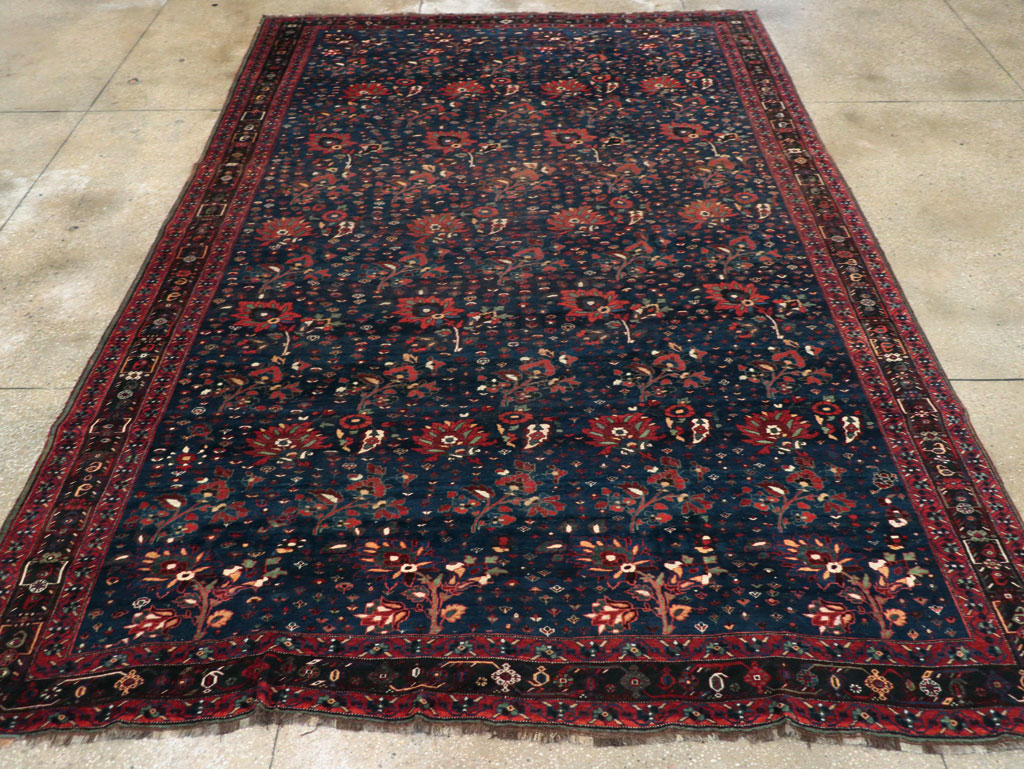 Antique Persian Afshar Tribal Room Size Carpet, No.31583 - Gsblank