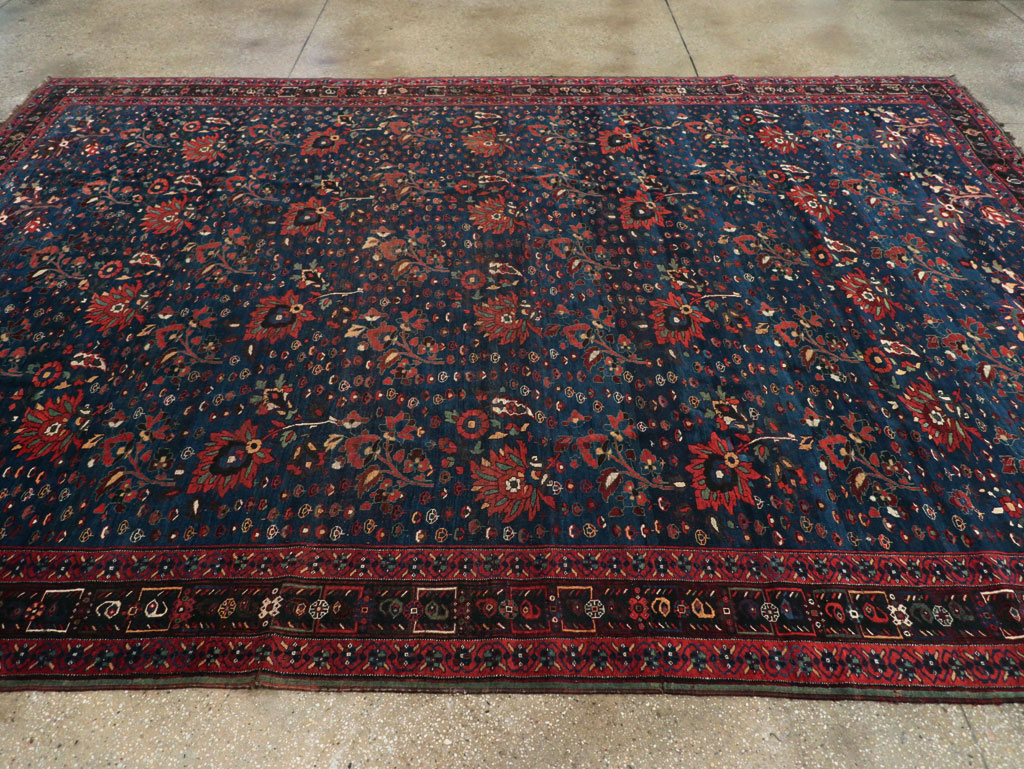 Antique Persian Afshar Tribal Room Size Carpet, No.31583 - Gsblank