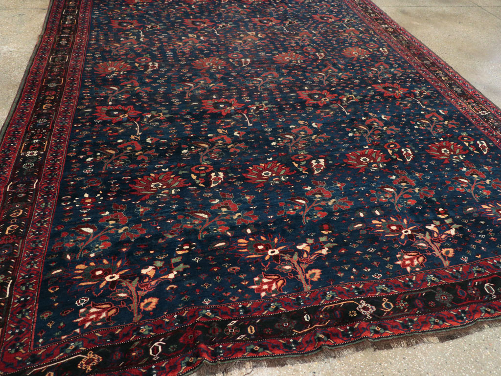 Antique Persian Afshar Tribal Room Size Carpet, No.31583 - Gsblank