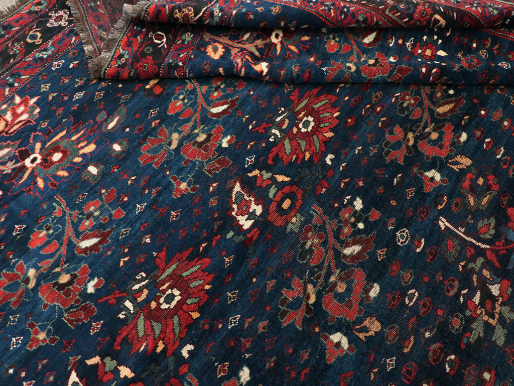 Antique Persian Afshar Tribal Room Size Carpet, No.31583 - Gsblank