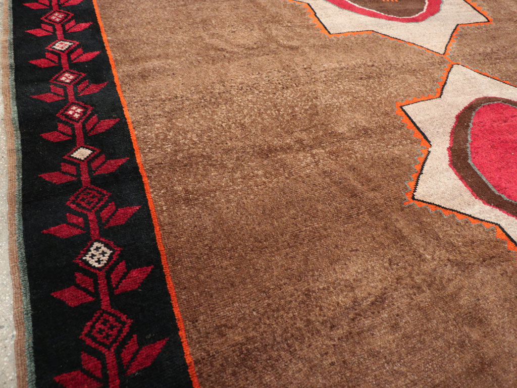 Vintage Turkish Anatolian Tribal Room Size Carpet, No.31584 - Gsblank