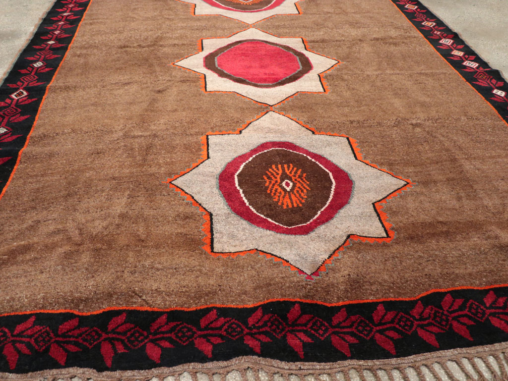 Vintage Turkish Anatolian Tribal Room Size Carpet, No.31584 - Gsblank