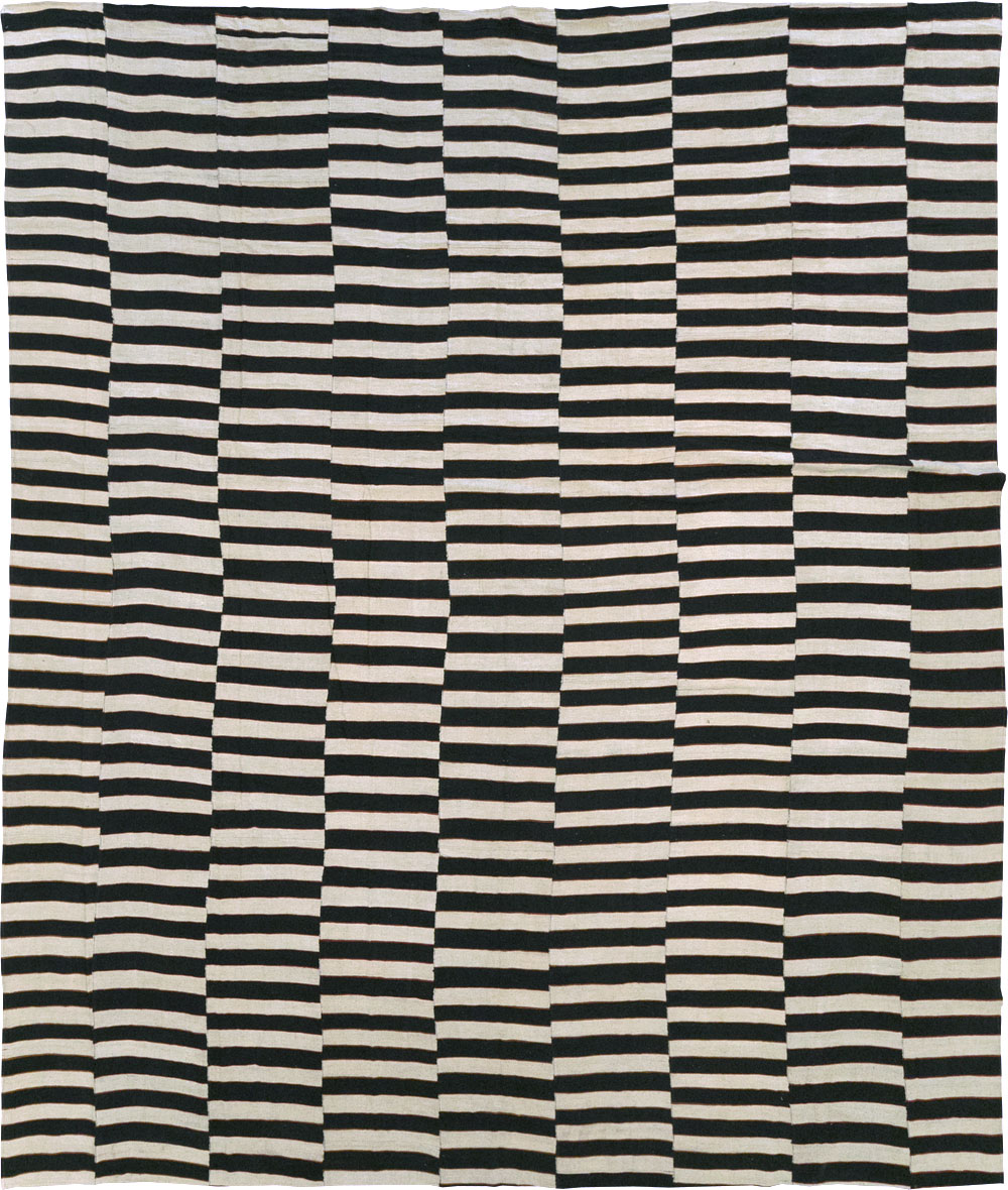 Modern Turkish Flatweave Kilim Large Room Size Carpet, No.31594 - Gsblank