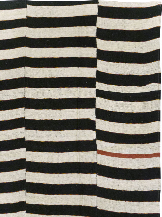 Modern Turkish Flatweave Kilim Room Size Carpet, No.31602 - Gsblank