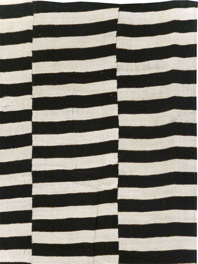 Modern Turkish Flatweave Kilim Room Size Carpet, No.31602 - Gsblank