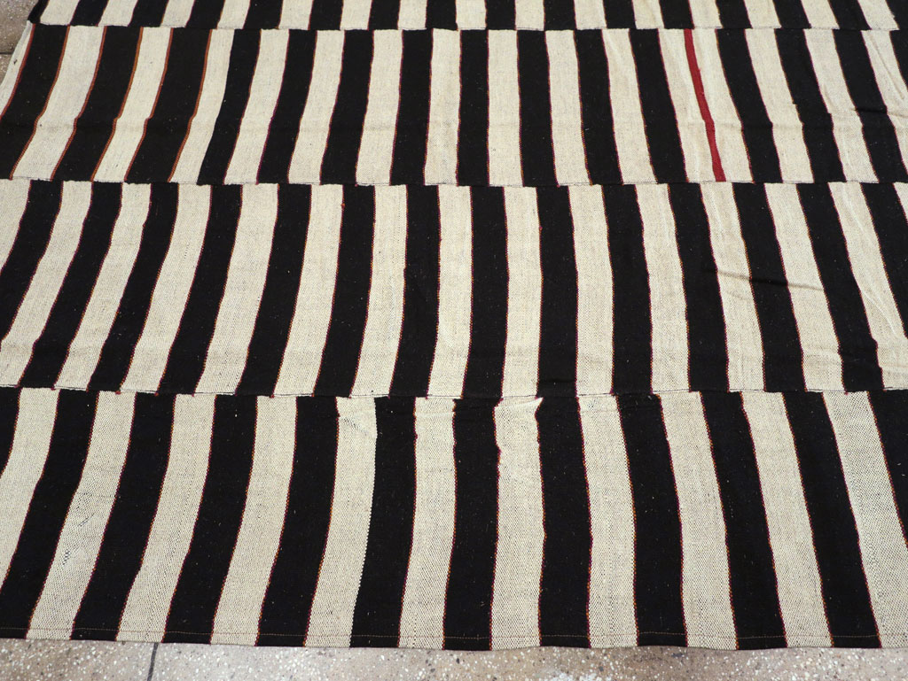 Modern Turkish Flatweave Kilim Room Size Carpet, No.31602 - Gsblank