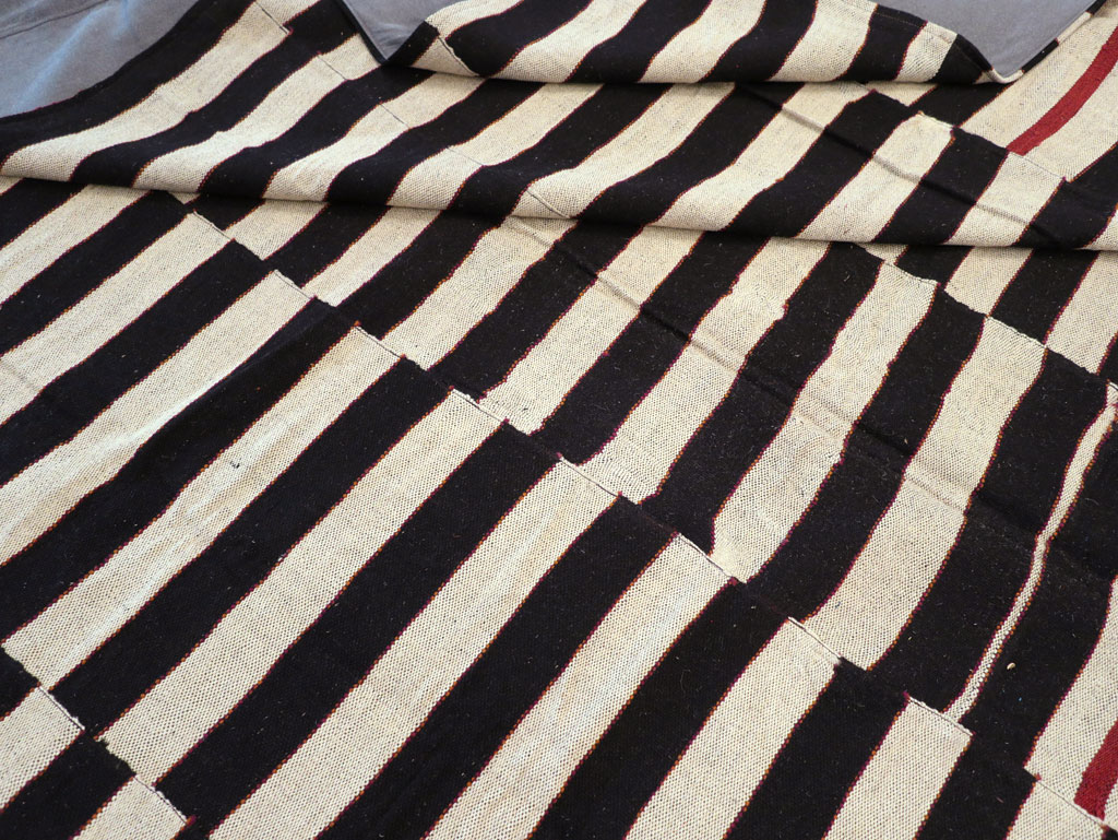 Modern Turkish Flatweave Kilim Room Size Carpet, No.31602 - Gsblank