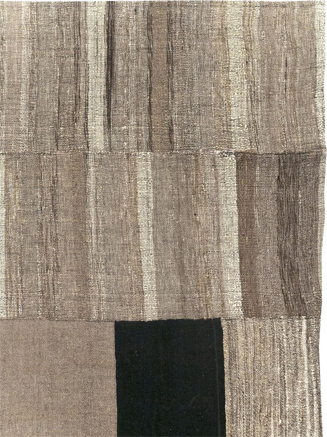 Modern Turkish Flatweave Room Size Carpet, No.31603 - Gsblank