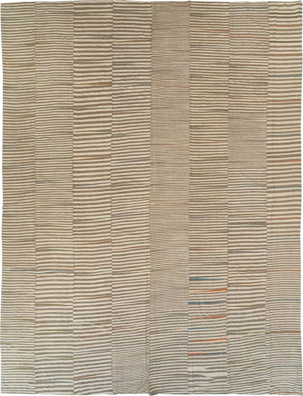 Modern Turkish Flatweave Kilim Large Carpet, No.31608 - Gsblank