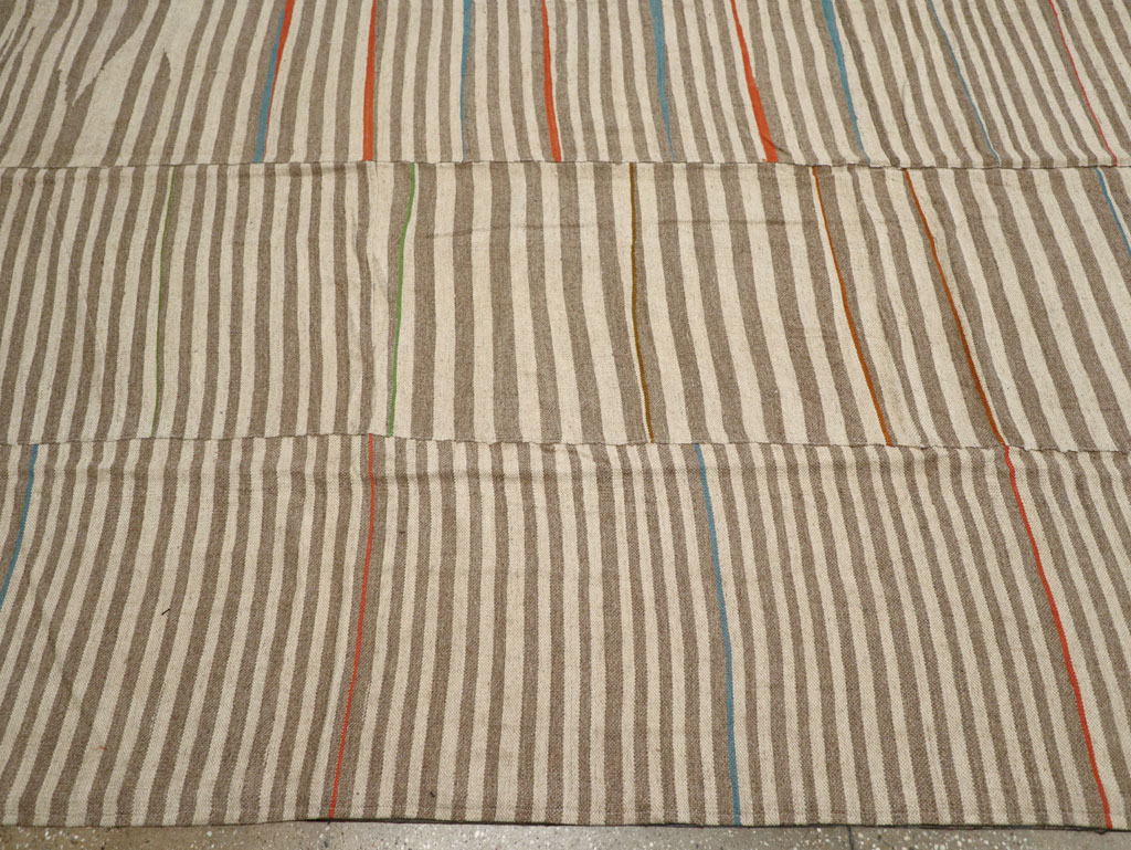 Modern Turkish Flatweave Kilim Large Carpet, No.31608 - Gsblank