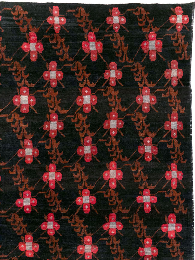 Vintage Turkish Anatolian Small Room Size Carpet, No.31613 - Gsblank