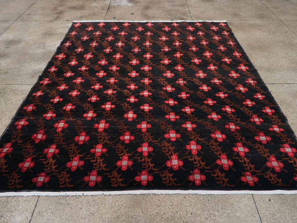 Vintage Turkish Anatolian Small Room Size Carpet, No.31613 - Gsblank