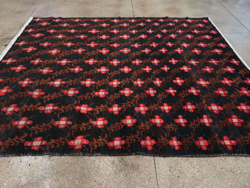 Vintage Turkish Anatolian Small Room Size Carpet, No.31613 - Gsblank