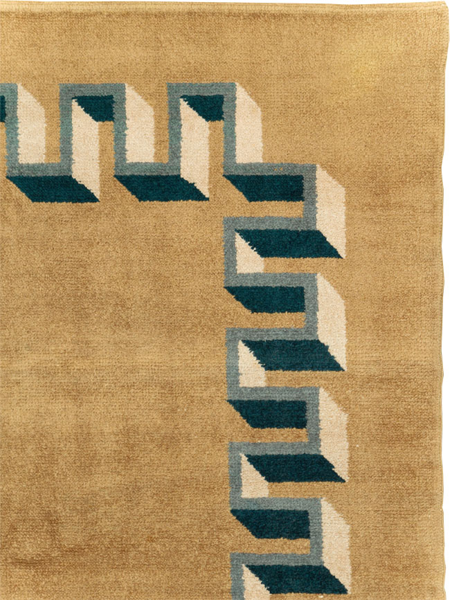Vintage French Art Deco Carpet, No.31615 - Gsblank