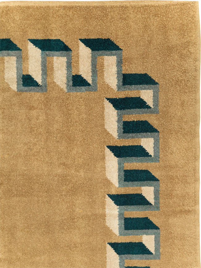 Vintage French Art Deco Carpet, No.31615 - Gsblank