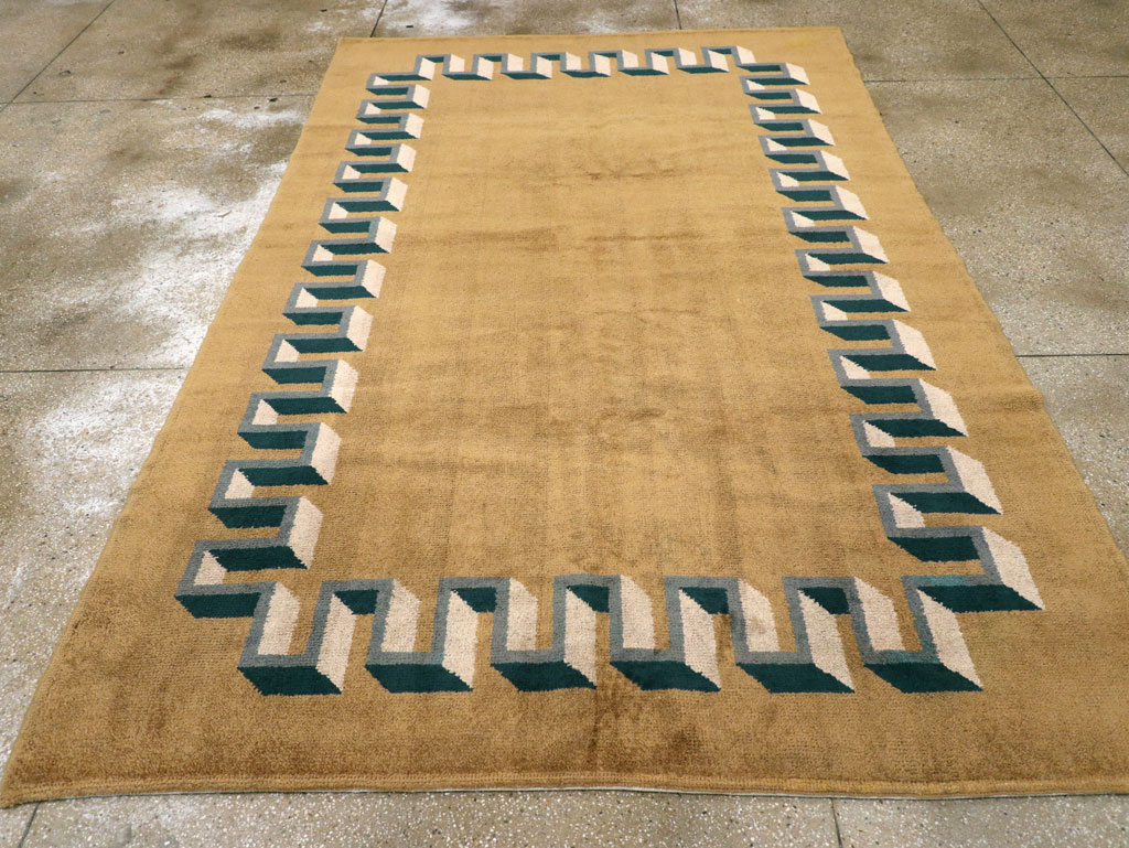 Vintage French Art Deco Carpet, No.31615 - Gsblank