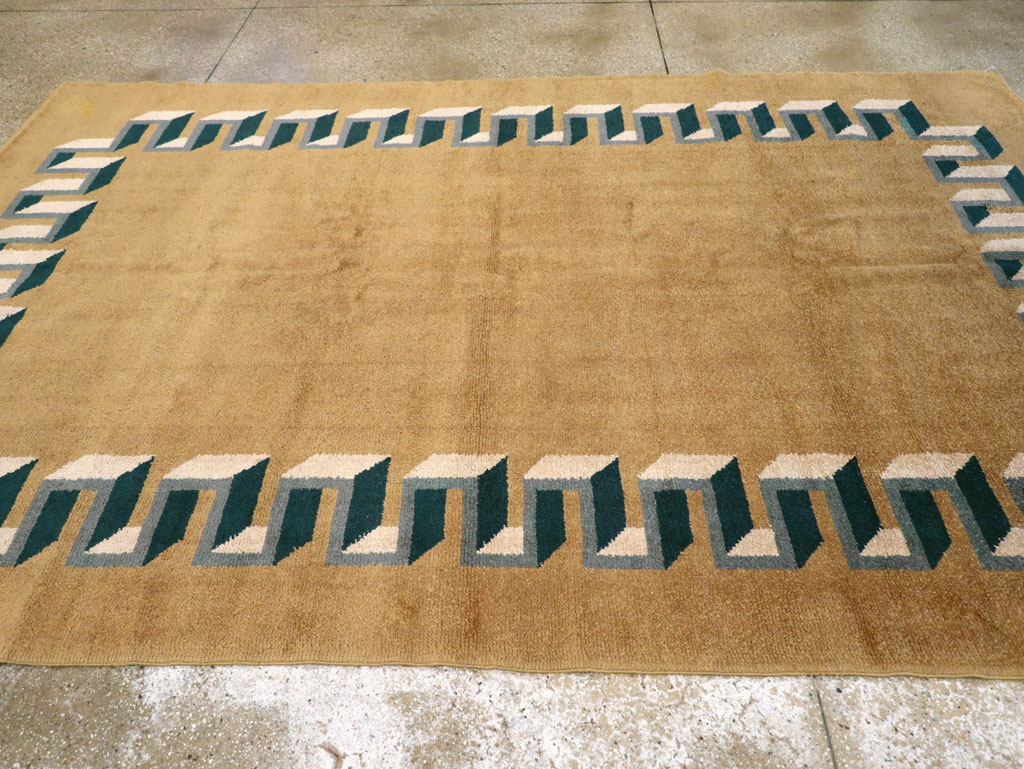 Vintage French Art Deco Carpet, No.31615 - Gsblank