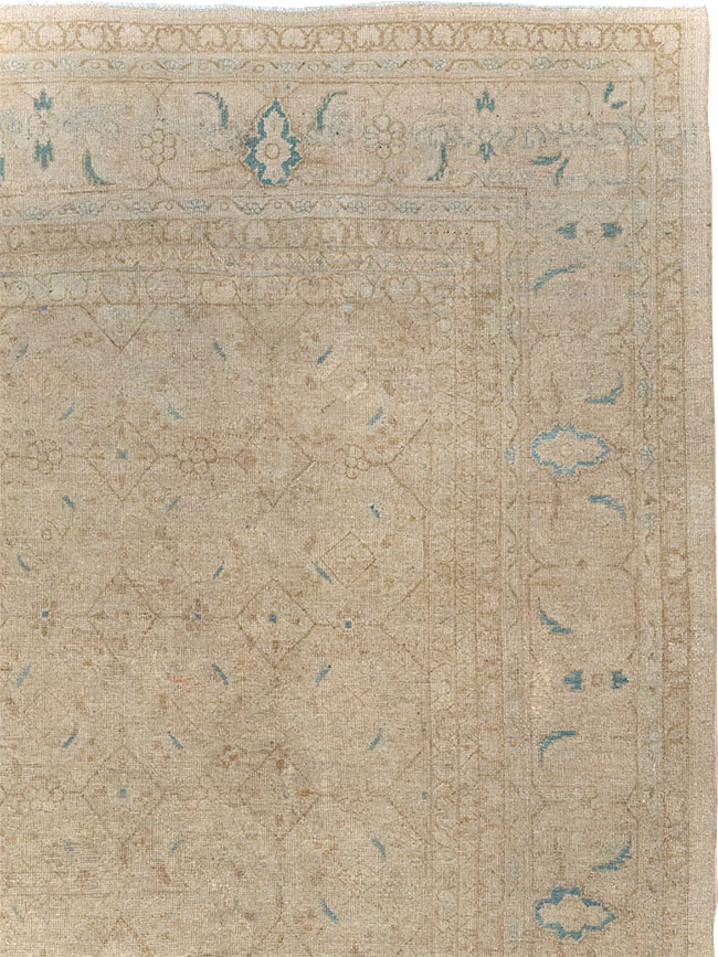 Vintage Persian Mahal Room Size Carpet, No.31619 - Gsblank