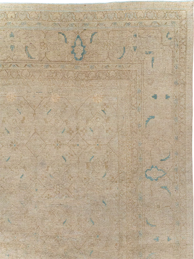 Vintage Persian Mahal Room Size Carpet, No.31619 - Gsblank