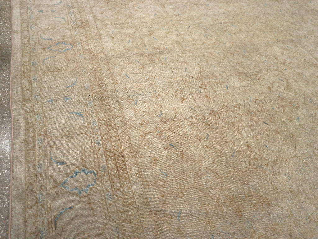 Vintage Persian Mahal Room Size Carpet, No.31619 - Gsblank