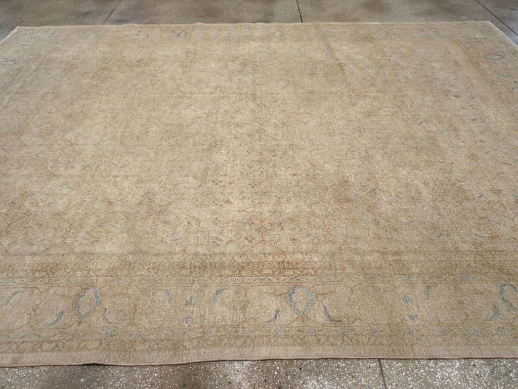Vintage Persian Mahal Room Size Carpet, No.31619 - Gsblank