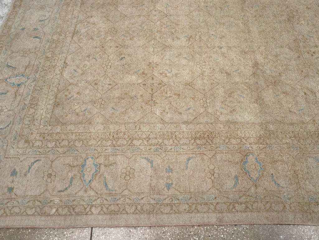 Vintage Persian Mahal Room Size Carpet, No.31619 - Gsblank