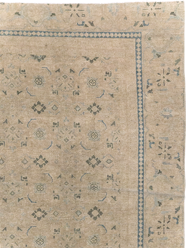 Vintage Persian Mahal Room Size Carpet, No.31621 - Gsblank