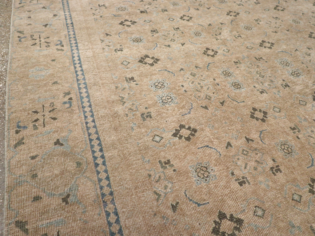 Vintage Persian Mahal Room Size Carpet, No.31621 - Gsblank