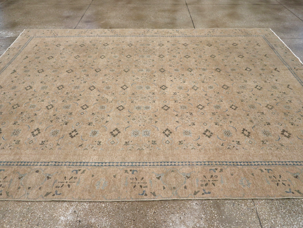 Vintage Persian Mahal Room Size Carpet, No.31621 - Gsblank