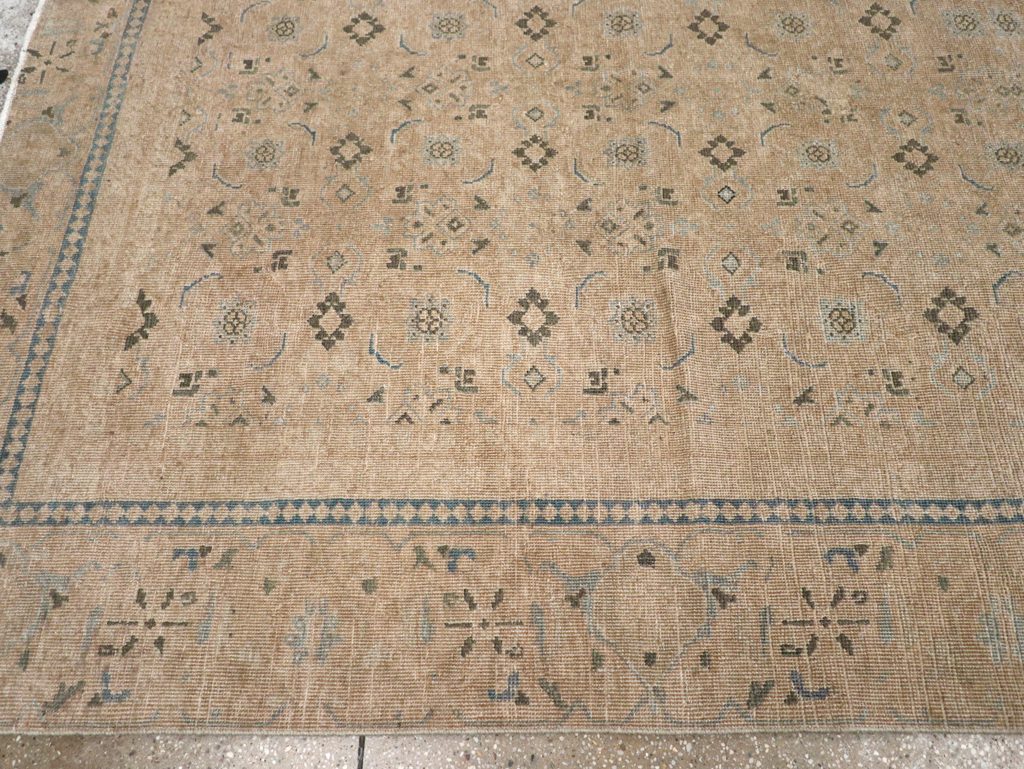 Vintage Persian Mahal Room Size Carpet, No.31621 - Gsblank