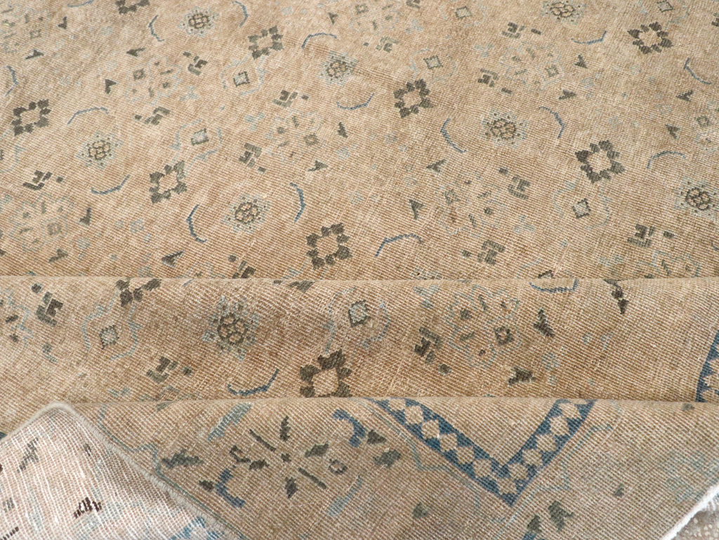 Vintage Persian Mahal Room Size Carpet, No.31621 - Gsblank