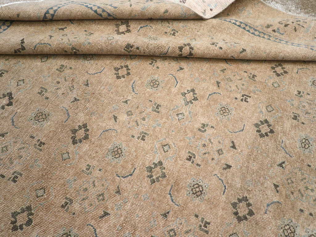 Vintage Persian Mahal Room Size Carpet, No.31621 - Gsblank