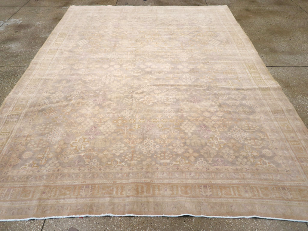 Vintage Persian Joshegan Room Size Carpet, No.31639 - Gsblank