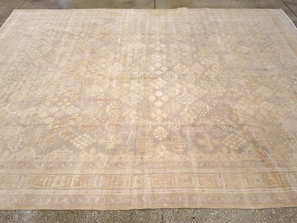 Vintage Persian Joshegan Room Size Carpet, No.31639 - Gsblank