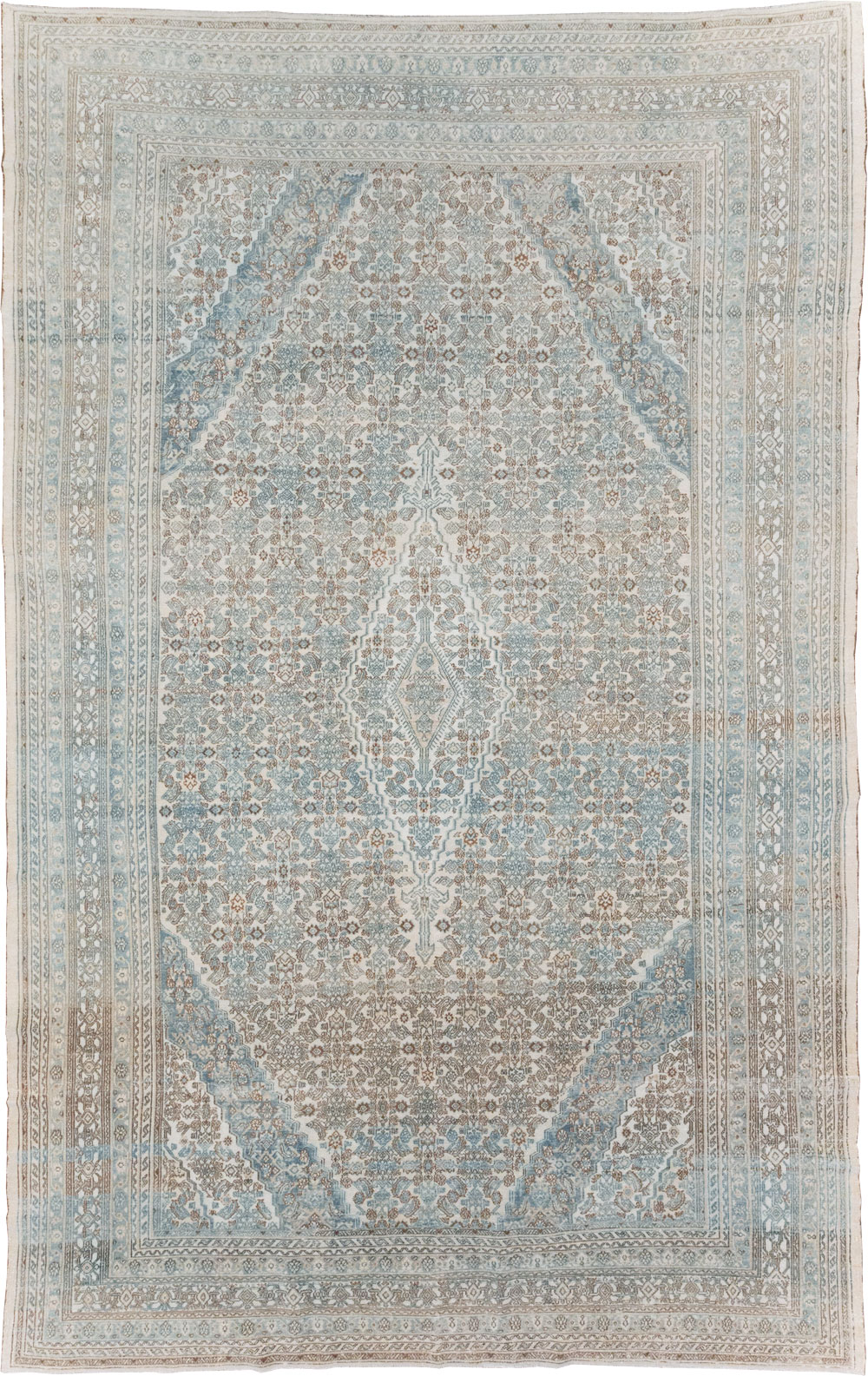 Vintage Persian Bibikabad Large Carpet, No.31640 - Gsblank