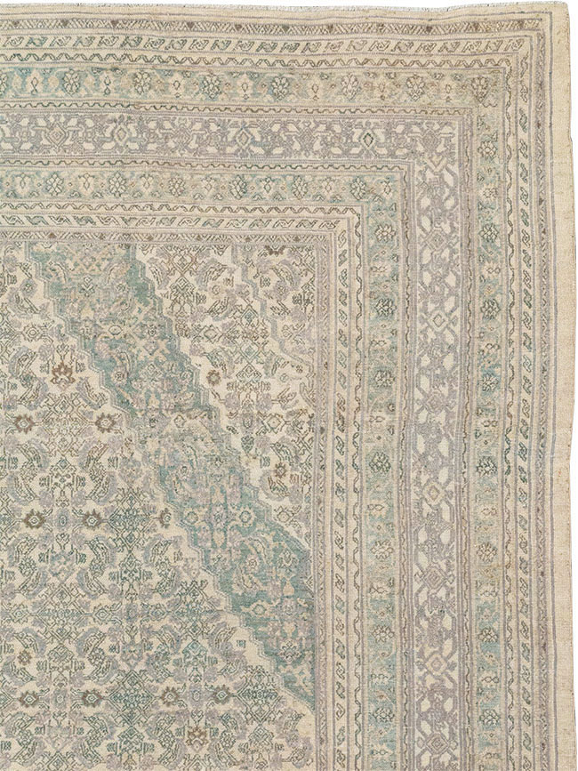 Vintage Persian Bibikabad Large Carpet, No.31640 - Gsblank