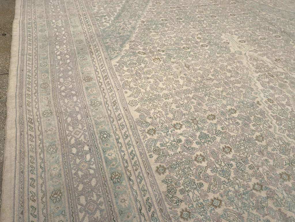 Vintage Persian Bibikabad Large Carpet, No.31640 - Gsblank