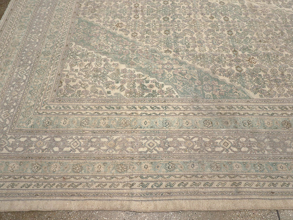 Vintage Persian Bibikabad Large Carpet, No.31640 - Gsblank