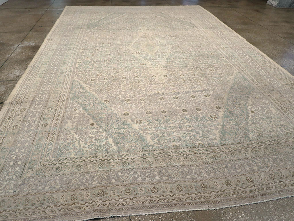 Vintage Persian Bibikabad Large Carpet, No.31640 - Gsblank