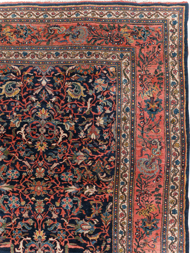 Antique Persian Bidjar Room Size Carpet, No.31641 - Gsblank