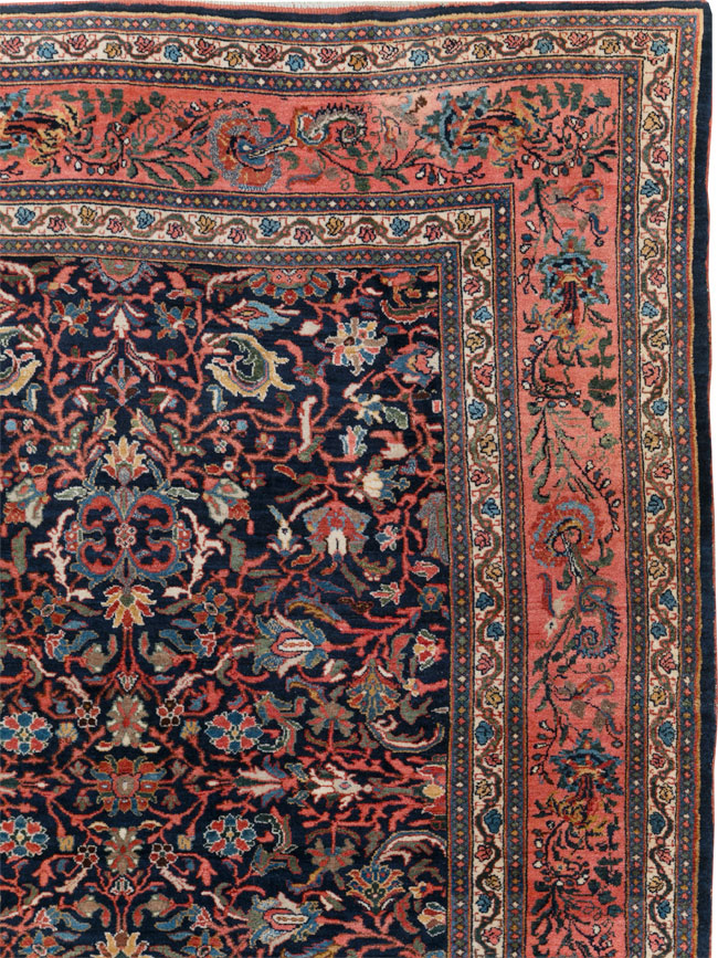 Antique Persian Bidjar Room Size Carpet, No.31641 - Gsblank