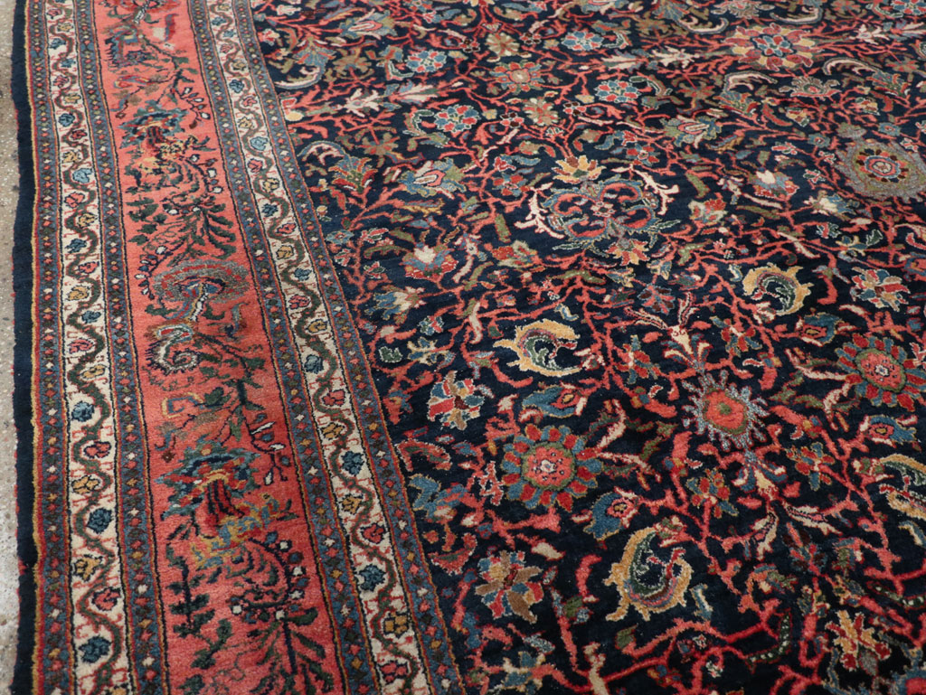 Antique Persian Bidjar Room Size Carpet, No.31641 - Gsblank