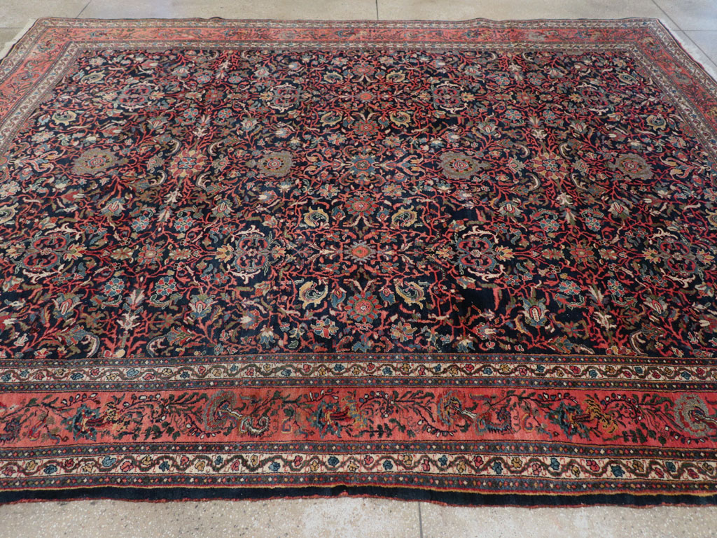 Antique Persian Bidjar Room Size Carpet, No.31641 - Gsblank