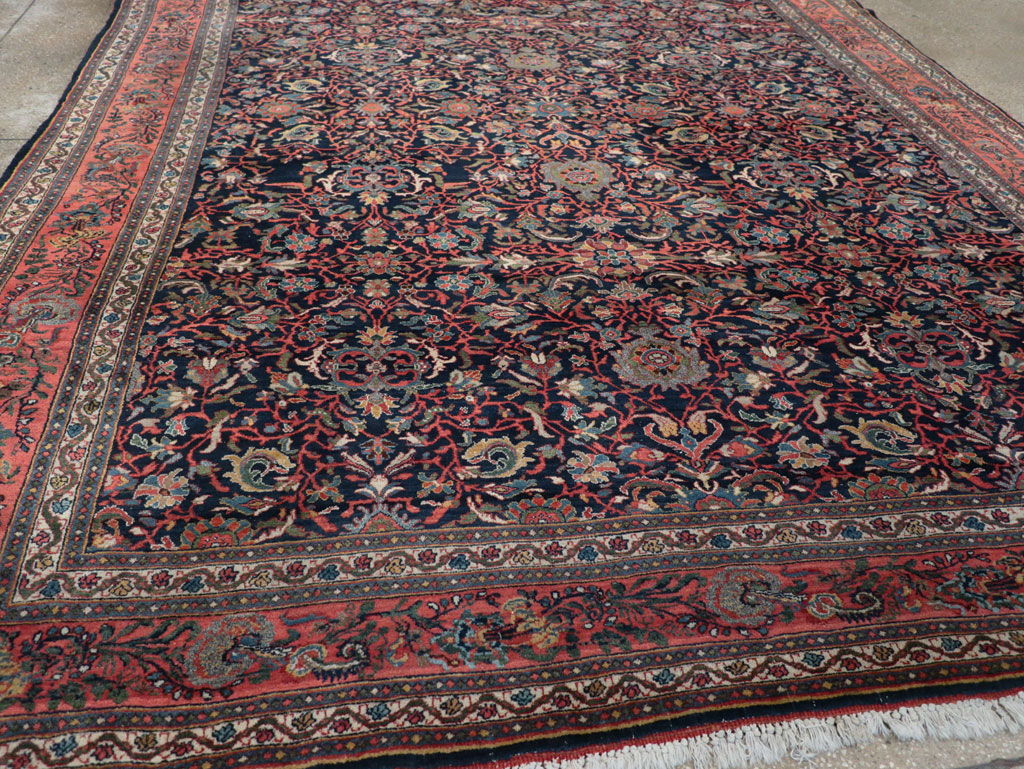 Antique Persian Bidjar Room Size Carpet, No.31641 - Gsblank
