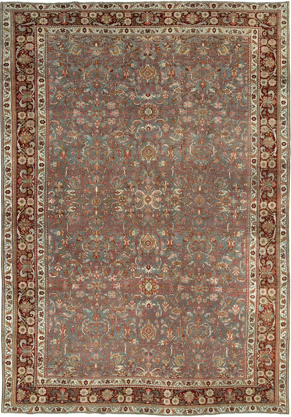 Antique Persian Bidjar Room Size Carpet, No.31645 - Gsblank