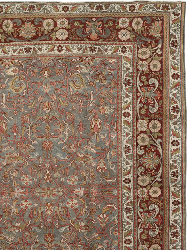 Antique Persian Bidjar Room Size Carpet, No.31645 - Gsblank