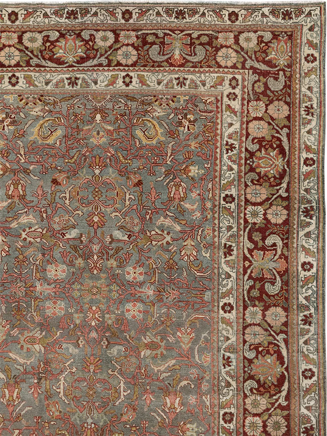 Antique Persian Bidjar Room Size Carpet, No.31645 - Gsblank
