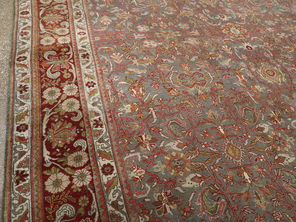 Antique Persian Bidjar Room Size Carpet, No.31645 - Gsblank