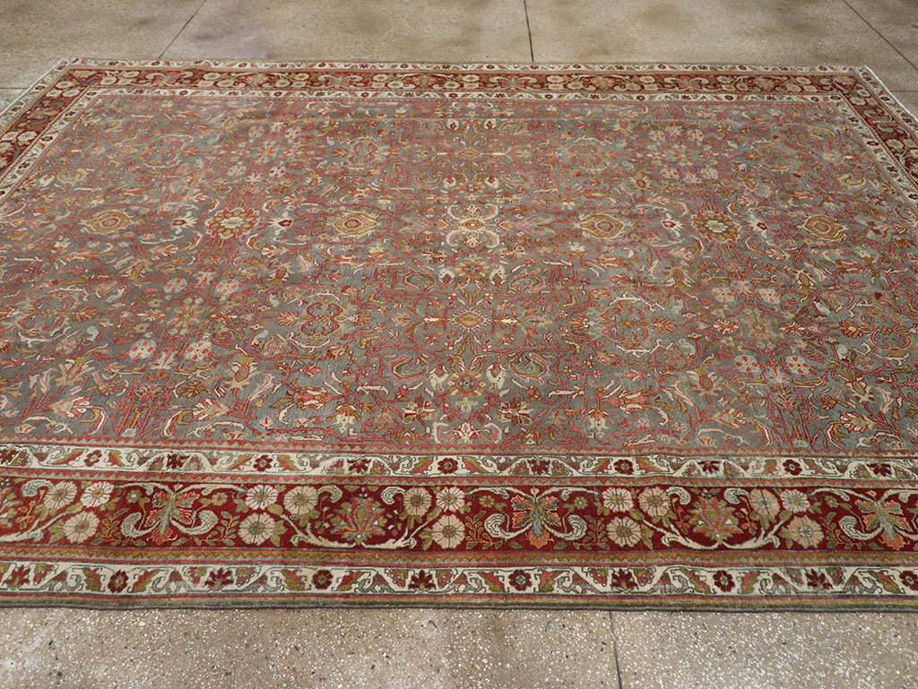 Antique Persian Bidjar Room Size Carpet, No.31645 - Gsblank